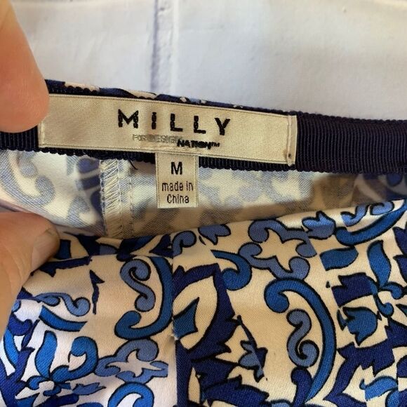 Milly For Design Nation Batik Print Skirt Sz M - Picture 3 of 3